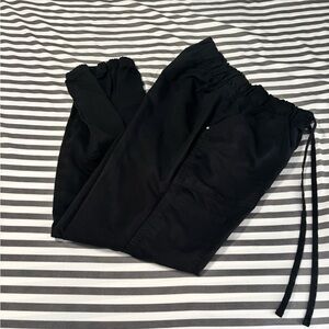 Black scrub star joggers